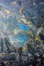 Macro texture blue glowing labradorite gemstone closeup Royalty Free Stock Photo