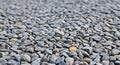 Macro Texture Detail of Tightly Packed Grey Pebble Stone Surface Pattern Royalty Free Stock Photo