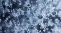 macro texture of icy ring particles floating in space Royalty Free Stock Photo