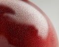 Detailed hyperrealistic macro texture of a ripe red apple Royalty Free Stock Photo