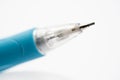 Macro tip of a mechanical pencil on white background Royalty Free Stock Photo