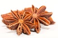 Macro of two star aniseed Royalty Free Stock Photo