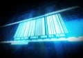 Macro view of bar code Royalty Free Stock Photo