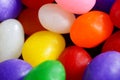 Macro view of a bowl of jelly beans