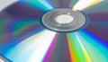 Colorful Light Spectrum on a Compact Disc Royalty Free Stock Photo