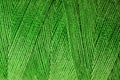 Macro view of green thread wound Royalty Free Stock Photo