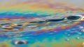 Macro View of Iridescent Soap Bubble Surface with Bubbles image photo Royalty Free Stock Photo