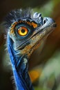 Macro view of an Oviraptor in research and development illustrating innovation and resourcefulness great for RD creativity Royalty Free Stock Photo