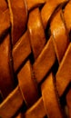 Close up of tan leather texture Royalty Free Stock Photo