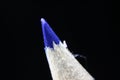 Macro view of the tip of the pencil on a black background Royalty Free Stock Photo