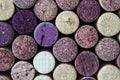 Macro view of used wine bottle corks Royalty Free Stock Photo