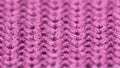 Macro of violet woolen pattern, close up Royalty Free Stock Photo