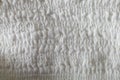 Macro of white type of cloth texture