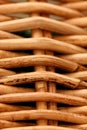 Macro of woven basket Royalty Free Stock Photo