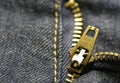 Macro zipper Royalty Free Stock Photo