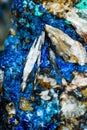 Macroscope Mineral Crystal Texture Photograph