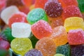 Macroshot of jelly candies, sale on local market Royalty Free Stock Photo