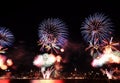 Macy's 4th of July fireworks in NYC Royalty Free Stock Photo