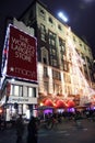 Macy's Department Store at night Royalty Free Stock Photo