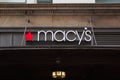 Macy`s department store sign Midtown Manhattan, New York Royalty Free Stock Photo