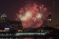 Macy's Fourth of July Fireworks in New York City Royalty Free Stock Photo