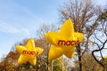 Macy`s Star Balloons in the Macy`s Thanksgiving Day Parade in New York City Royalty Free Stock Photo