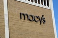 Macy's store Sign in Honolulu Royalty Free Stock Photo