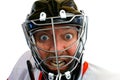 Mad Hockey Goalie Royalty Free Stock Photo