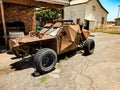 Mad max style custom car Royalty Free Stock Photo