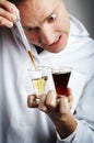 Mad scientist Royalty Free Stock Photo