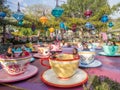 Mad Tea Party Ride at Fantasyland in the Disneyland Park