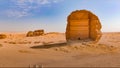 Mada`in Saleh, Al Ula, KSA . old village Saudi Arabia Royalty Free Stock Photo