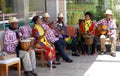 Madagascar musician plays music on a sunny day Royalty Free Stock Photo