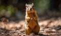 A beautiful photograph of The Madagascar Squirrel