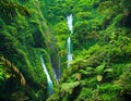 Madakaripura Waterfall, East Java, Indonesia Royalty Free Stock Photo