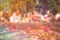 Madala with flowers and fruits, ceremony of earth.