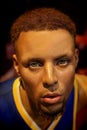 Nba player stephen curry wax figure at madam tussads hong kong