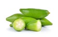 Madan tropical thai fruit on white background