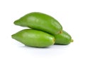 Madan tropical thai fruit on white background