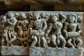 Madanikas or Dancing girls, Hoysalesvara Temple, Halebid, Karnataka, 12th Century. Shiva temple.