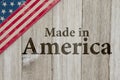 Made in America message sign