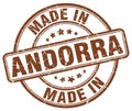 made in Andorra stamp