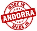 made in Andorra stamp