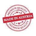 Made in Austria, Premium Quality sticker