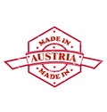 Made in Austria red seal icon