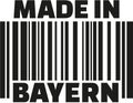 Made in Bavaria barcode german