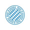 Made in Bavaria stamp, label, poster.