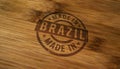 Made in Brazil stamp and stamping