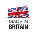 Made in Britain England - United Kingdom Label Royalty Free Stock Photo