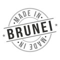 Made In Brunei Stamp. Logo Icon Symbol Design. Vector Retro Label. Seal National Product Badge vector.